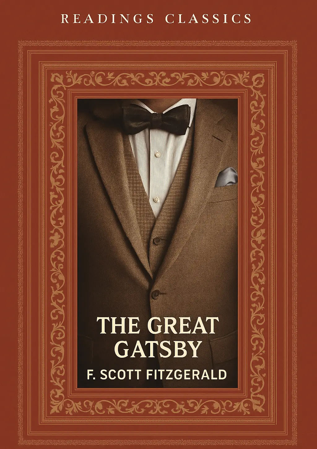Book name: The Great Gatsby by F. Scott Fitzgerald